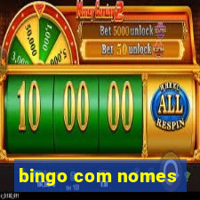 bingo com nomes